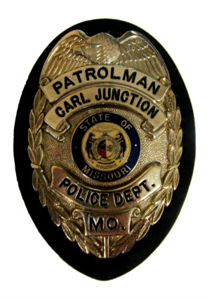 carl junction police badge